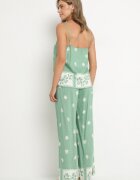h&s Set Menta Viscoza Maieu și Pantaloni cu flori Adisira