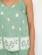 h&s Set Menta Viscoza Maieu și Pantaloni cu flori Adisira