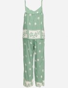 h&s Set Menta Viscoza Maieu și Pantaloni cu flori Adisira