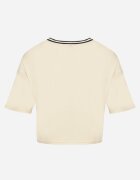 h&s Tricou Bej deschis din bumbac cu inscripție Nitanelia