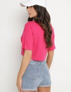 h&s Tricou Fucsia de Bumbac cu Imprimeu Nitanelia