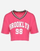 h&s Tricou Fucsia de Bumbac cu Imprimeu Nitanelia