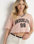 h&s Tricou Roz închis Din bumbac cu inscripție Nitanelia