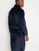  Halat de baie Clasic bleumarin cu curea și buzunare laterale Calabine
