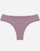 han Chiloți Violet din bumbac tip Tanga Decorați cu dantelă Cirilise
