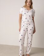 han Compleu pijama Alb