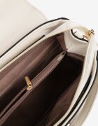 hangfan Geantă Albă cu Clapetă Matlasată de umăr Lanothrea
