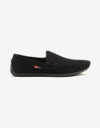 haver Pantofi Negri Tip Mocasini cu Brant din Piele Linateria