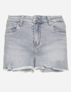 hello miss Pantaloni scurți denim albastru deschis cu abraziuni decorative Tenafela