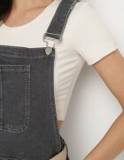 hello miss Rochie salopetă Gri închis cu șliț la spate Tashiris