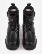 ht kids shoes Ghete cu căptușeală ghete cu talpă cu profil Cilvana Negre