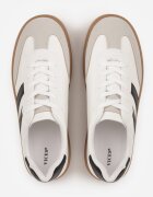 ideal Adidași Alb-Negru stil Tenis cu Model Geometric Avelresil