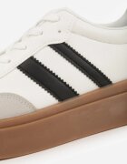 ideal Adidași Alb-Negru stil Tenis cu Model Geometric Avelresil