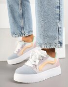ideal Adidași Albastru-Violet în Stil de Teniși Clasici pe Platformă Nurimea