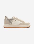 ideal Adidași Bej cu Cusături Decorative în Stil Streetwear Neoniela