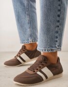 ideal Adidași Maro Iconici cu încrețituri la călcâi Rhodophine