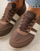ideal Adidași Maro Iconici cu încrețituri la călcâi Rhodophine