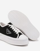 ideal Adidași Negri cu Platformă cu Aplică pe Lateral Alimiora