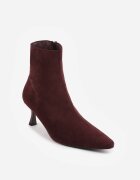 ideal Asortate Minimaliste Botine pe toc kitten Siwira Bordo