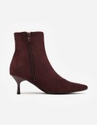 ideal Asortate Minimaliste Botine pe toc kitten Siwira Bordo