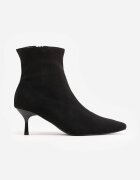 ideal Asortate Minimaliste Botine pe toc kitten Siwira Negre
