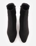 ideal Asortate Minimaliste Botine pe toc kitten Siwira Negre