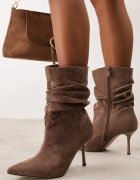 ideal Botine Bej Bej închis