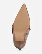ideal Botine Bej Bej închis