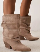 ideal Botine Bej închis