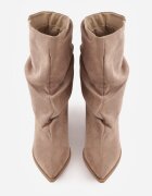 ideal Botine Bej închis
