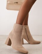 ideal Botine Bej închis