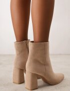 ideal Botine Bej închis
