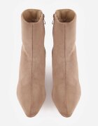ideal Botine Bej închis