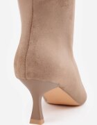 ideal Botine Bej închis