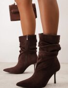 ideal Botine Bej Maro