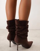 ideal Botine Bej Maro