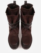 ideal Botine Biker cu carâmb dublu curele și catarame Nilara Maro