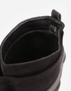 ideal Botine Biker cu carâmb dublu curele și catarame Nilara Negre