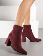 ideal Botine Bordo