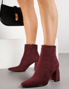 ideal Botine Bordo