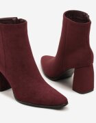 ideal Botine Bordo