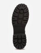 ideal Botine clasice cu talpă joasă (tip chelsea) din imitație de piele întoarsă cu talpă profilată Journa Negre