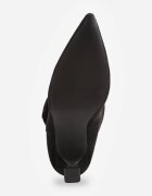 ideal Botine drapate pe toc geometric Carisma Negre