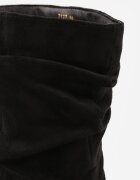 ideal Botine drapate pe toc geometric Carisma Negre
