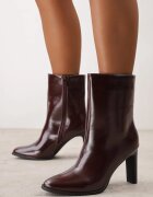 ideal Botine minimaliste cu toc subțire tip coloană Beatrii Bordo