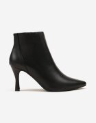 ideal Botine Negre Clasice cu toc cui cu vârf ascuțit Rileosa