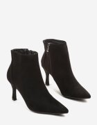ideal Botine Negre Clasice cu toc cui Latenna