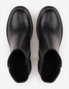 ideal Botine pe platformă și toc gros cu finisaj minimalist Irais Negre