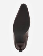 ideal Botine Petariva cu toc stiletto tip clepsidră Maro