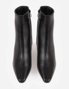 ideal Botine Petariva cu toc stiletto tip clepsidră Negre